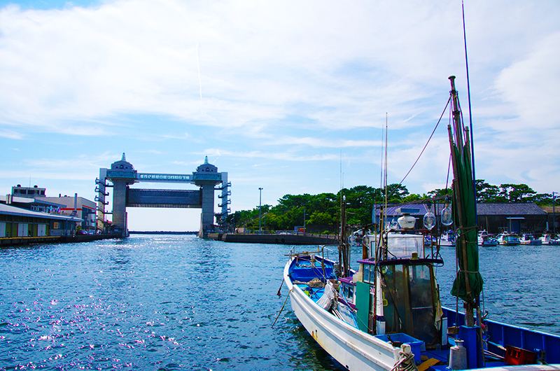 港に停泊する漁船(青森県の水産会社の事例イメージ)